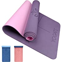YOGATI – Esterilla Yoga con Correa. Esterilla Deporte Gruesa para Yoga- Pilates y Fitness. Colchoneta Yoga…